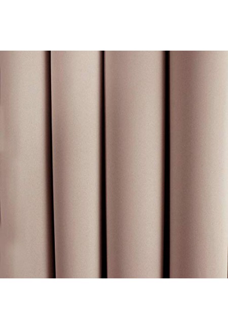 Kurtains2fly Peach 628 Blackout Curtains Pack of 1