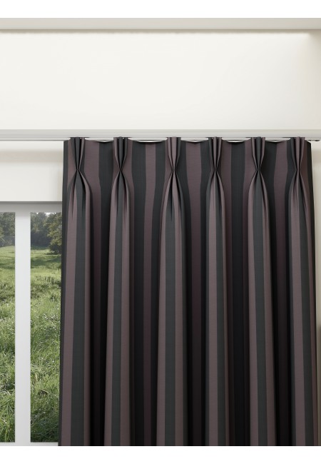 3 Pass Coated Texture Blackout Single Curtain Pack Of 1