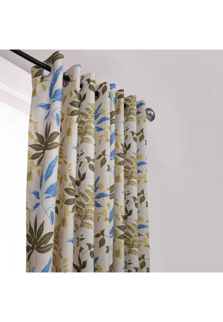 Kurtains2fly Polymoss Digital Print Curtains Set Of 2 Panel