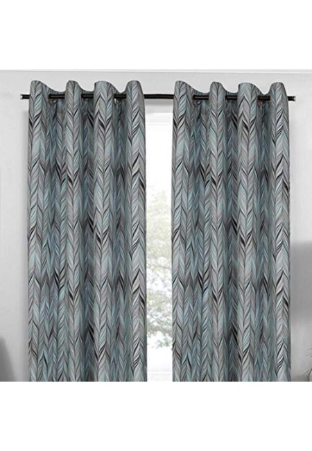 Kurtains2fly Polymoss Digital Print Curtains Set Of 2 Panel