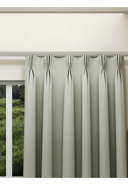 3 Pass Coated Texture Blackout Single Curtain Pack Of 1