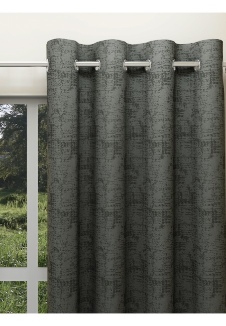 3 Pass Coated Texture Blackout Curtain 2 Panels